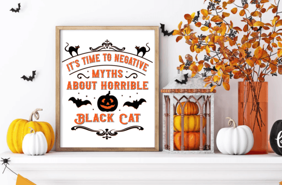 About Horrible Black Cat Halloween Svg