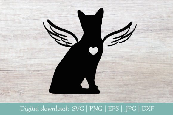 Abyssinian Pet Cat Memorial SVG