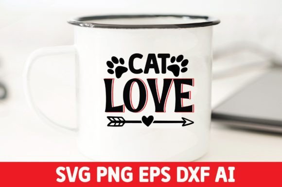 Cat Love SVG Free