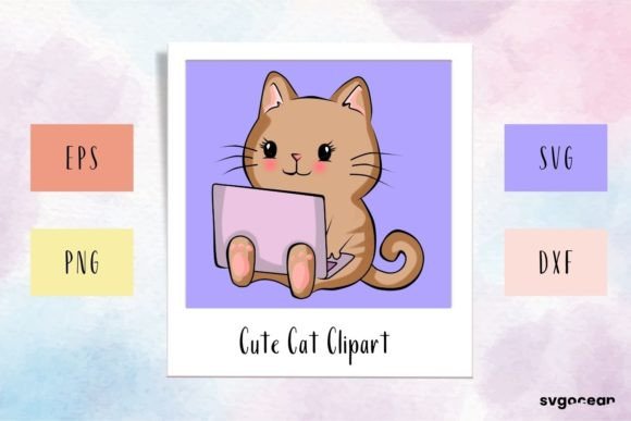 Cute Cat Clipart SVG Review