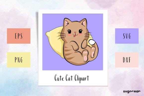 Kawaii Cat Clipart SVG Review