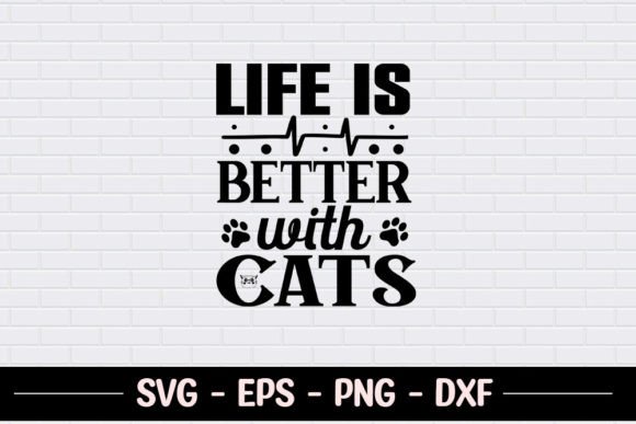 Life is Better with Cats - Cat Christmas