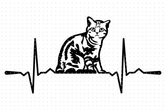 Tabby Cat Heartbeat SVG Review